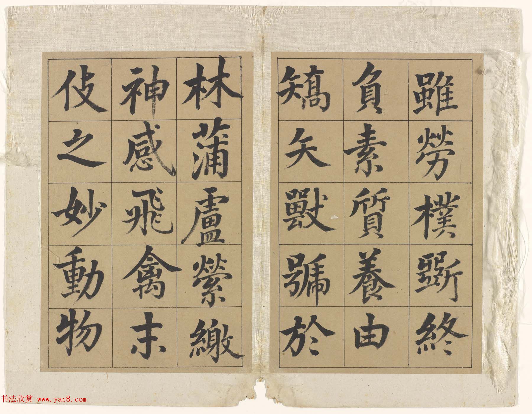 清代音乐戏曲家张照楷书册高清大图免费下载